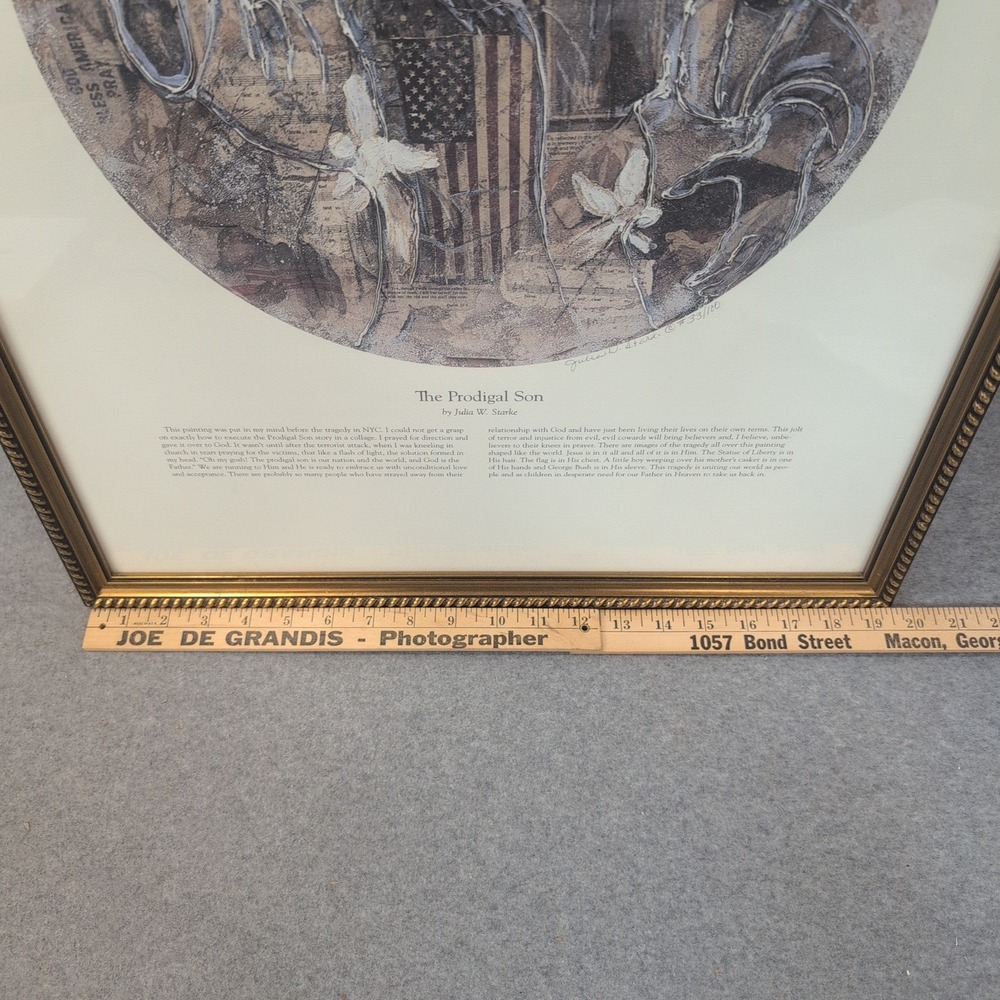 Julia W Starke The Prodigal Son Framed Signed Limited Edition Print 33/100 Art - Picture 7 of 8